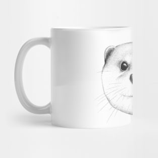 Asian Small Clawed Otter Face Mug